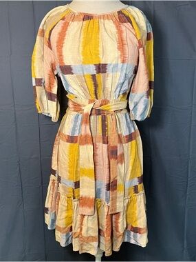 Anthropologie Ranna Gill Bow-Tie Cutout Midi Dress, Size XS